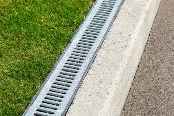 Courtyard Drain Installation in Lexington